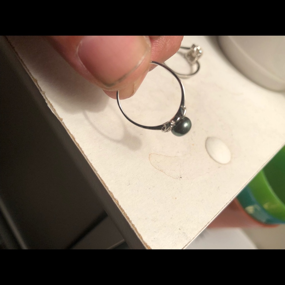 Pearl ring 925